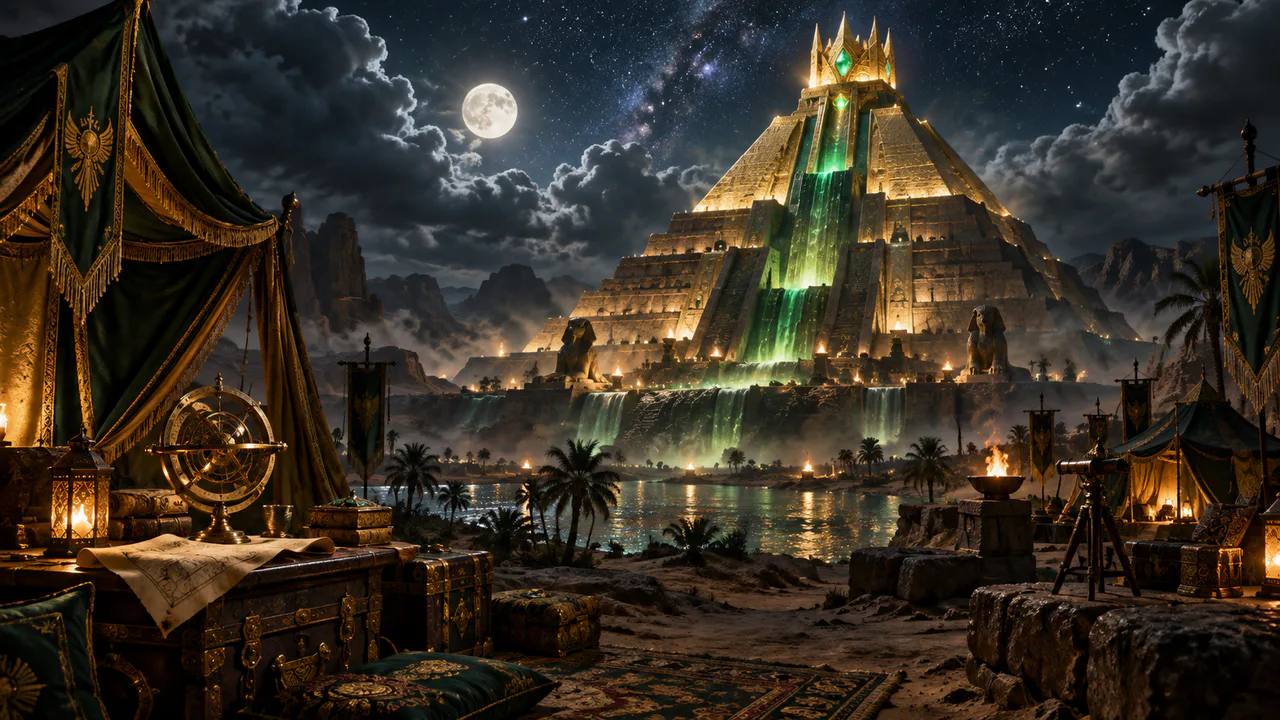 Super Pyramid of Gold: Hold & Win — original editorial artwork